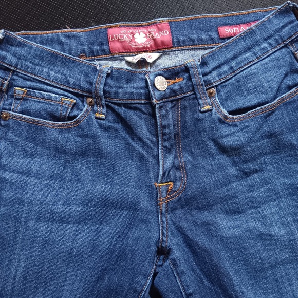 Lucky Brand Sofia Boot Jeans Womens 2/26 Blue Excellent Bootcut Stretch 7WC1003 - Picture 2 of 13
